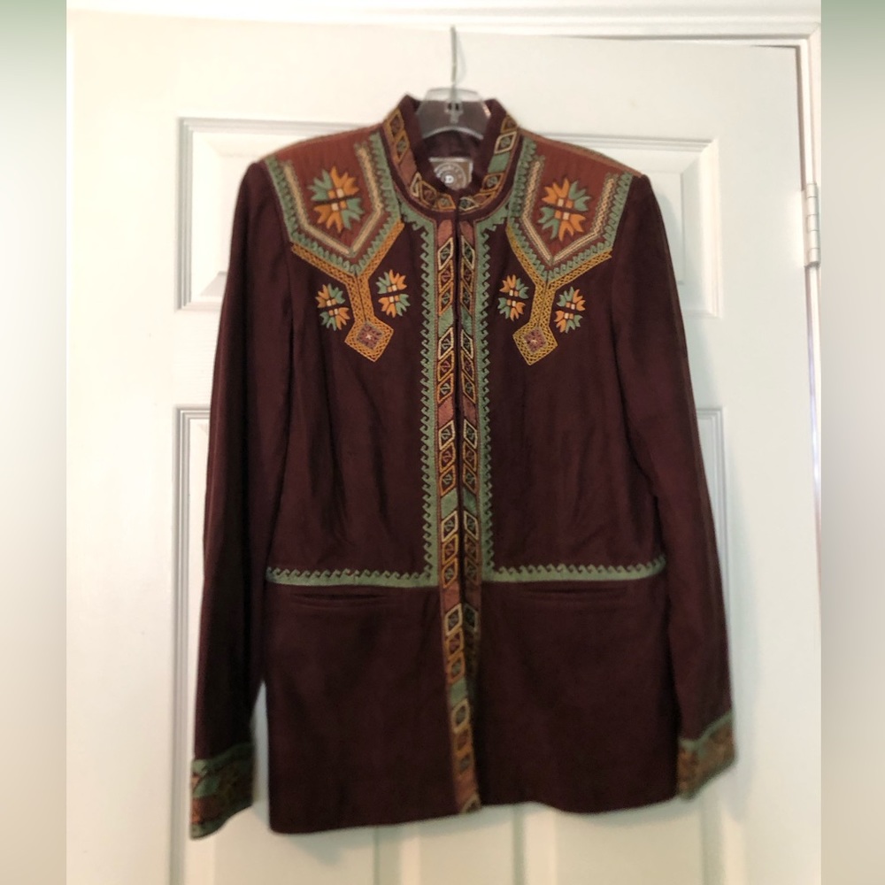 Double D suede jacket, size medium